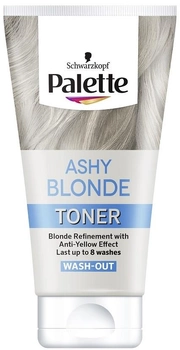 Toner do włosów Palette Ashy Blonde neutralizujący żółte odcienie 150 ml (9000101232851)