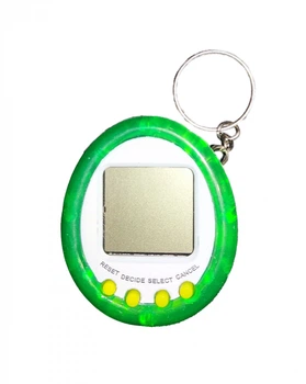 Тамагочі класичний Tamagotchi (овал, прозорий зелений)