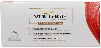 Ampułki do włosów Voltage Cosmetics Voltage Prof Stop Caida 3-Fases 16 × 5 ml (8437013267045)