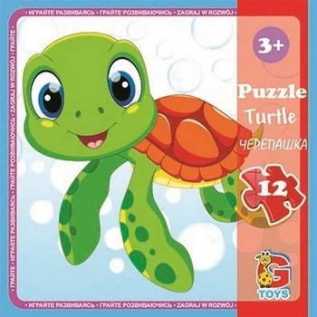 Пазлы детские "Домашние любимцы" G-Toys LH01, 12 элементов