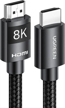 Кабель HDMI Ugreen 8K 4K HDMI 2.1 Cable Ultra High Speed 1м Black (YM1562)