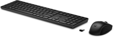 Zestaw bezprzewodowy HP 655 Mouse and Keyboard Combo Wireless DEU Graphite (4R009AA#ABD)