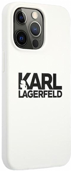 Панель CG Mobile Karl Lagerfeld Silicone Stack Logo для Apple iPhone 13/13 Pro White (3666339029197)