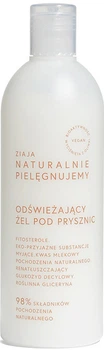 Гель для душу Ziaja Naturalnie Pielęgnujemy освіжаючий 400 мл (5901887052999)