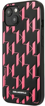 Etui CG Mobile Karl Lagerfeld Monogram Plaque do Apple iPhone 13 Rozowy (3666339049171)