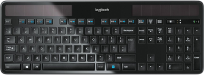 Клавіатура бездротова Logitech K750 Wireless DEU Black (920-002916)