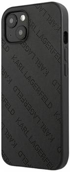 Панель CG Mobile Karl Lagerfeld Monogram Ikonik Patch для Apple iPhone 13 Black (3666339049539)