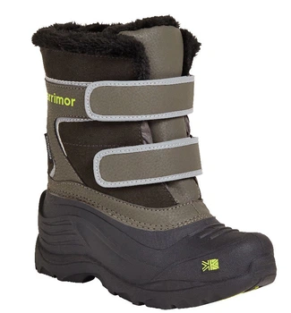 Черевики зимові дитячі Karrimor SNOWFUR STRAP KIDS WEATHERTITE 31.5 (C12.5) Black sea/green (K820 BSG)