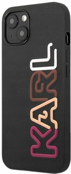 Etui CG Mobile Karl Lagerfeld MultiRozowy Brand do Apple iPhone 13 mini Czarny (3666339049324)