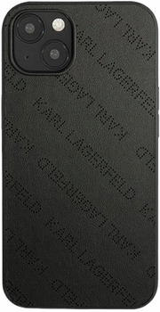 Etui CG Mobile Karl Lagerfeld Perforated Allover do Apple iPhone 13 mini Czarny (3666339049522)