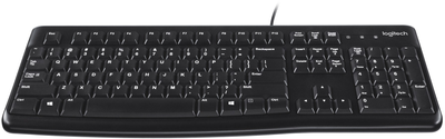 Клавіатура дротова Logitech K120 USB DEU Black (920-002489)