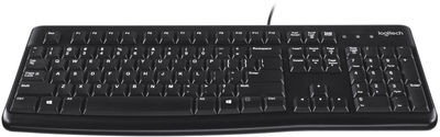 Klawiatura przewodowa Logitech K120 USB DEU Black (920-002489)