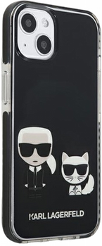 Панель CG Mobile Karl Lagerfeld Karl&Choupette для Apple iPhone 13 mini Black (3666339048563)