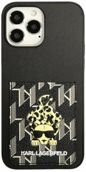 Панель CG Mobile Karl Lagerfeld Karlimals Cardslot для Apple iPhone 13 Pro Max Black (3666339049799)