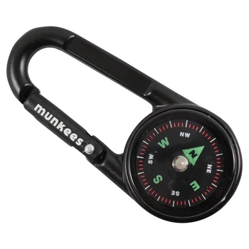 Munkees 3135 брелок-компас Thermometer black (3135-BK)