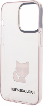 Etui CG Mobile Karl Lagerfeld Choupette Body do Apple iPhone 14 Pro Różowy (3666339076498)