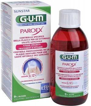 Odświeżacz do ust Gum Paroex Colutorio Tratamiento Anti Placa 300 ml (70942302289)