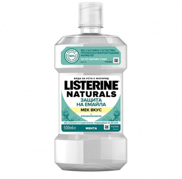 Eliksir ustny Listerine Naturals Enjuague Bucal Reparador Esmalte 500 ml (3574661643359)