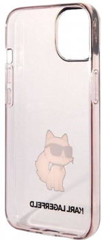 Etui CG Mobile Karl Lagerfeld Iconic Choupette do Apple iPhone 14 Plus Rozowy (3666339087173)