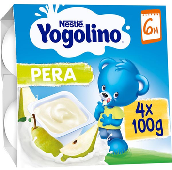Молочний десерт Nestle Yogolino Pear 4 x 100 г (7613035203112)