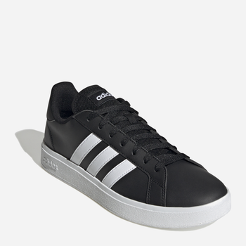 Чоловічі кеди низькі adidas Grand Court Base 2.0 GW9251 43 (UK 10) Чорні (4065426717433)