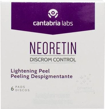 Peeling do twarzy Neoretin Discrom Control Peeling Lightening Peel 6 pads (8437015550336)