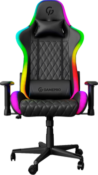 Кресло игровое GamePro Hero RGB Black (GC-700-Black)