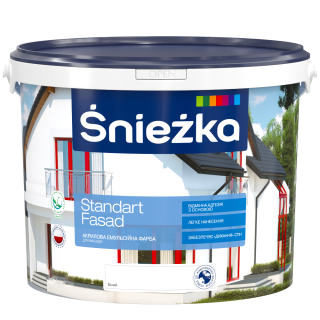 Акрилова фасадна фарба Sniezka Standart Fasad 14 кг