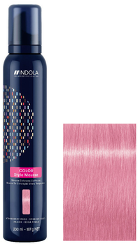 Мус для фарбування волосся Indola Color Style Полунично-рожевий 200 мл (4045787815191)