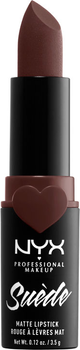 Szminka NYX Professional Makeup Suede Matte Lipstick 07 Cold Brew (800897170707)