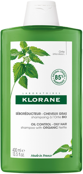 Шампунь Klorane з екстрактом кропиви для жирного волосся 400 мл (3282770141931)