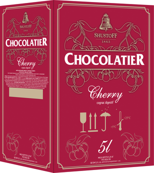 Напиток алкогольный Chocolatier Шоколад и вишня 5 л 30% (4820000946469)