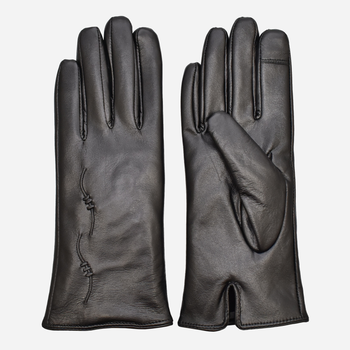 Rękawiczki damskie skórzane Semi Line P8205-0 XL Czarne (5903563820540)