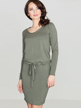 Плаття жіноче Lenitif K334 XL Оливково-зелене (5902194326148)
