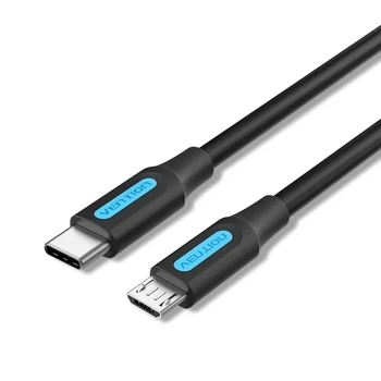 Кабель для синхронизации Vention USB Type C - Micro USB 0.5 м Black (YM0577)