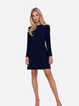 Сукня жіноча Made Of Emotion M753 S Темно-синя (5905563712870)