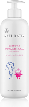 Szampon i płyn do kąpieli Naturativ Shampoo and Washing Gel dla dzieci i niemowląt 500 ml (5906729773100)