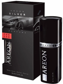 Perfumy do samochodu Areon Car Perfume Silver spray 50 ml (3800034951593)