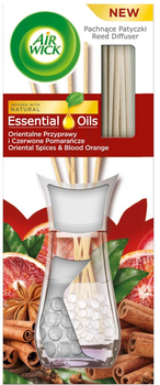 Patyczki zapachowe Air Wick Essential Oils pachnące Orientalne Przyprawy i Czerwone Pomarańcze 30 ml (5908252010158)