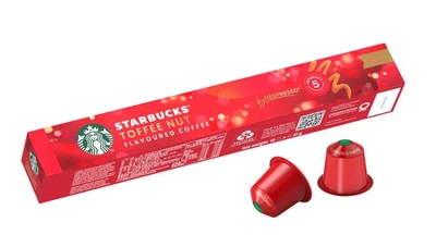 Кофе в капсулах Starbucks Holiday Blend Toffee Nut, 10 капсул Nespresso