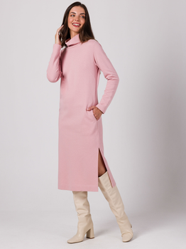 Sukienka tunika damska BeWear B274 XL Pudrowo-różowa (5905563719169)