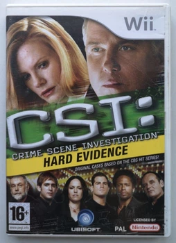 CSI: Crime Scene Investigation Hard Evidence, Б/У,&nbsp;английская версия - диск Nintendo Wii