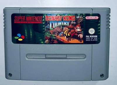 Donkey Kong Country, Б/У, английская версия, без коробки - картридж для Nintendo SNES