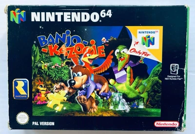 Картридж для Nintendo 64 - Banjo Kazooie, английская версия, Б/У