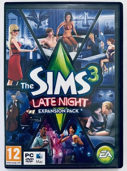 The Sims 3 Late Night Expansion Pack, Б/У, английская версия - диск для PC