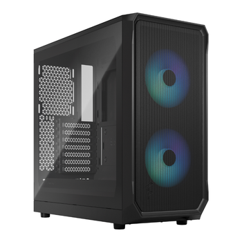 Корпус для компьютера Fractal Design Focus 2 Black TG Clear Tint Midi-tower без БП