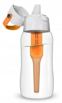 Пляшка для води Dafi Solid 500 мл з фільтруючим картриджем Помаранчева (5902884108177)