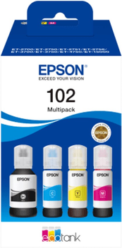 Набор чернил Epson 102 EcoTank Multipack Cyan/Magenta/Yellow/Black (8715946684895)