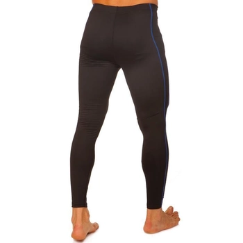 Компрессионные штаны тайтсы для спорта LIDONG LD-1201 XL Черный с синим (NA000754)