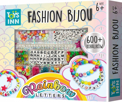 Набір для створення прикрас Stnux Fashion Bijou Rainbow Letters (5901583297014)